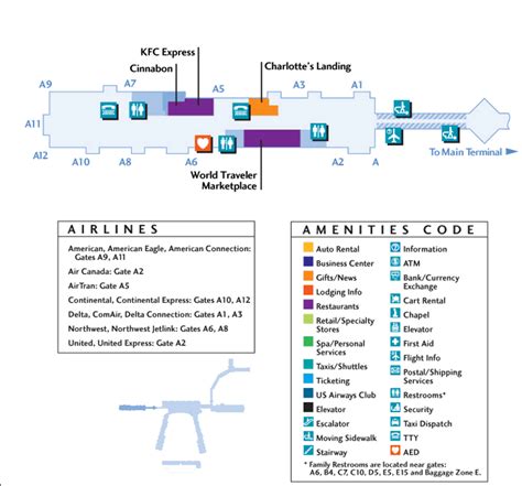 25 Charlotte Airport Terminal Map Maps Online For You