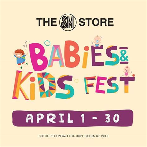 Manila Shopper Sm Babies And Kids Fest April 2018