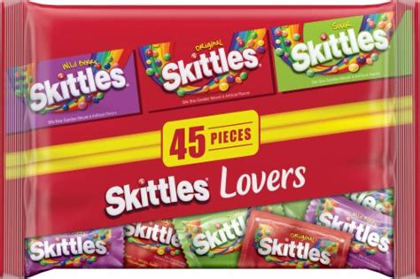 Mars Skittles® Lovers Sour Wild Berry And Original Halloween Candy 45