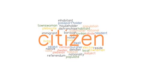 Citizen Synonyms And Related Words What Is Another Word For Citizen