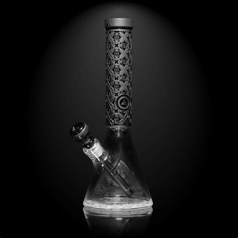 X Morphic Evo 14″ Beaker Bong Milkyway Glass