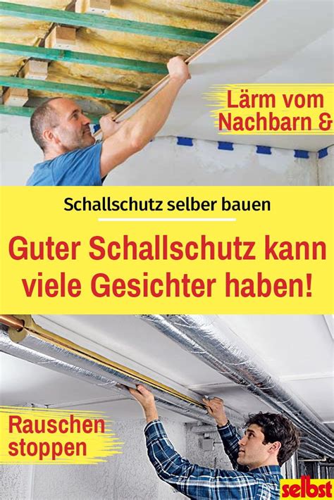 Unabhängig von der art der bauweise wird der trittschallschutz von holzbalkendecken. Schallschutz selber bauen | Schallschutz ...