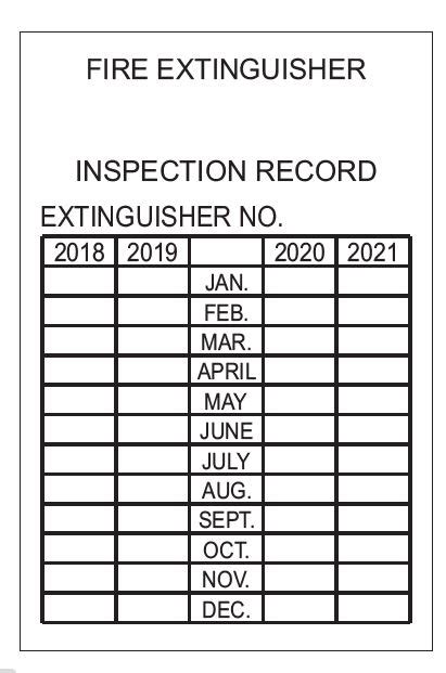 All you need is to start with fire extinguisher inspection form, fill it out and save when you are ready. FIRE EXTINGUISHER INSPECTION RECORD - Safehouse Signs