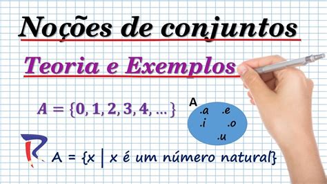 Noções De Conjuntos Como Representar Um Conjunto E Conjuntos Numéricos