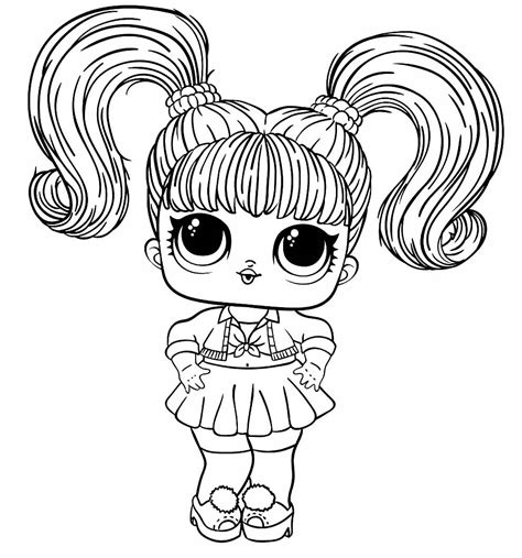 50+ Desenhos da Boneca LOL para colorir - Como fazer em casa