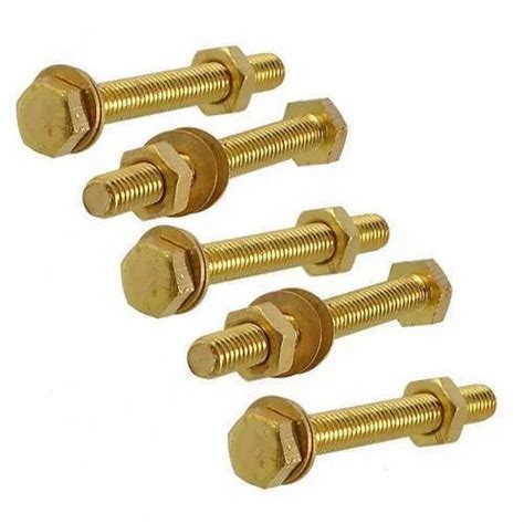 Machined Brass Nut Bolt And Washers Hexagon At Rs 280kg In Kolkata