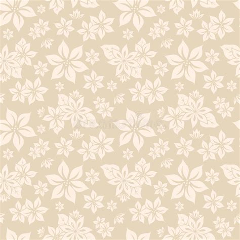 Seamless Textured Flower Wallpaper Stock Illustration ...