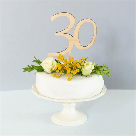 Cake craft group are leaders of the pack when it comes to providing superior quality wholesale cake supplies. Number Cake Topper By Fred & Robin | notonthehighstreet.com