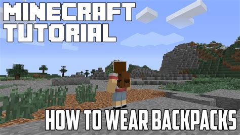 1.16.5, trying to add items to a tag list for traveler's backpacks. Minecraft: How to Wear or Equip Backpacks- Backpack Mod ...