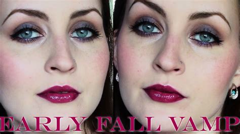 Early Fall Vamp Makeup Youtube