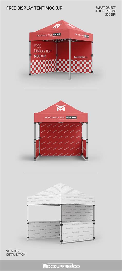 Free Tent Mockup Psd Mockups Design Advertisement