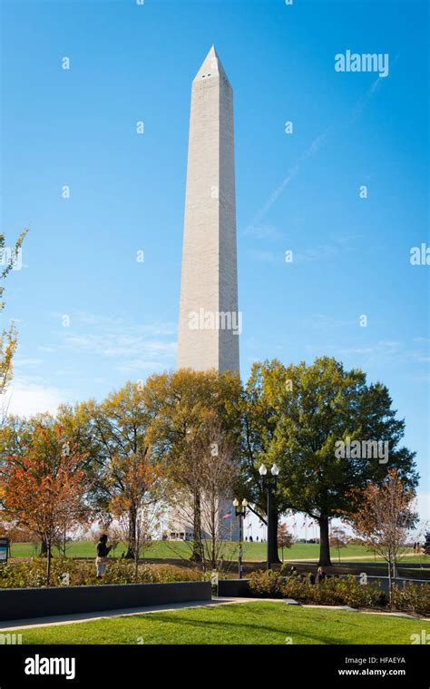 Usa Capital Dc District Of Columbia Washington Monument Tower Obelisk