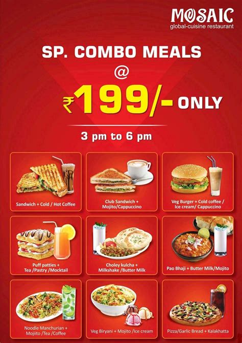 Get The Best Combo Meal Offer Just At Rs199 Only Global Cuisine