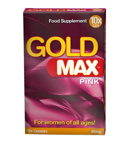 Stimulant Sexuel Féminin Gold Max Pink Livraison Discrète