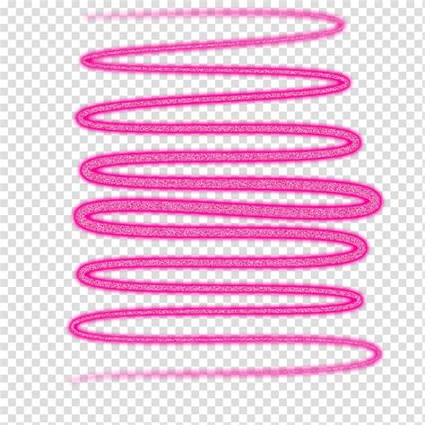 Glitter Swirl Hot Pink Pink Zigzag Line Art Transparent Background Png