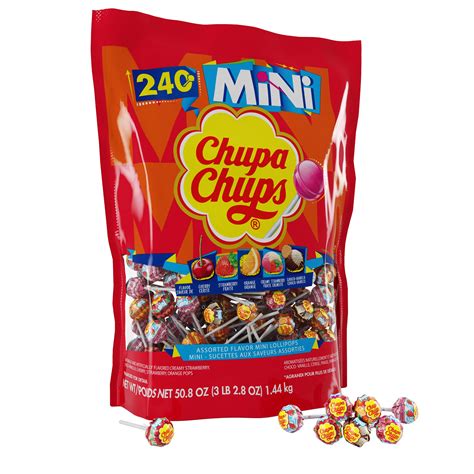 Buy Chupa Chups Mini Candy Lollipops Variety Pack Of 7 Assorted