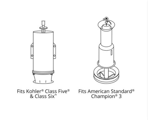 Korky 3 Seal For American Standard Champion 3 And Kohler Class 5 And 6