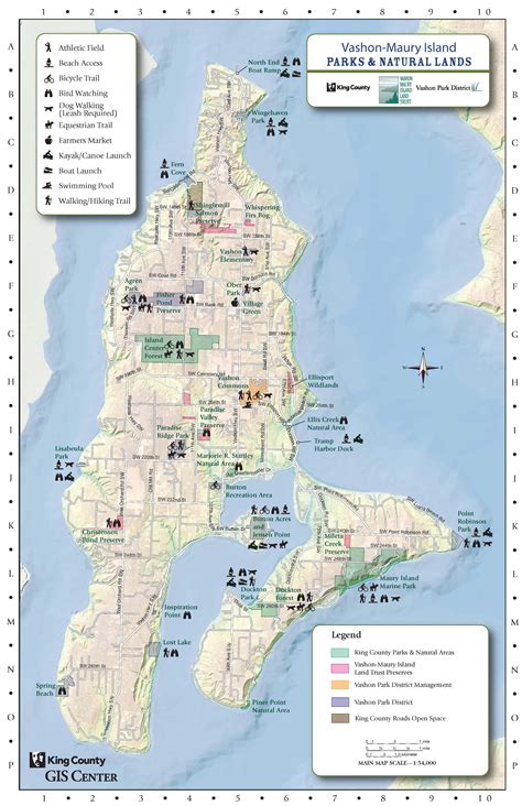 Map Of Vashon Island Wa | Printable Templates Free