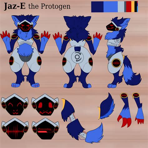 Jaz E The Protogen Reference Sheet By Dumethetigon On Deviantart