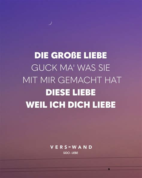 Nachdem sie den text genau analysiert haben, können sie mit der musikalischen liedanalyse fortfahren. Sido - Liebe - VISUAL STATEMENTS® | Sido liebe, Visual ...