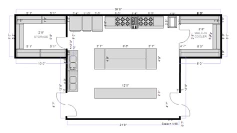 Restaurant Floor Plan Maker Free Online App Kitchen Plan