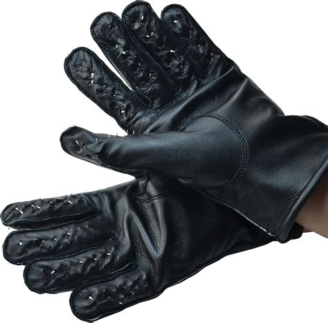 Bdsm Erotik Spikes Handschuhe Lederhandschuhe Fingerhandschuhe Bestrafung Größe 8 M Amazon