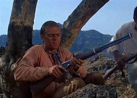 Joyas del western yul brynner, el calvo del cine por antonomasia. Steve McQueen, Yul Brynner | The Magnificent Seven | 1960 ...