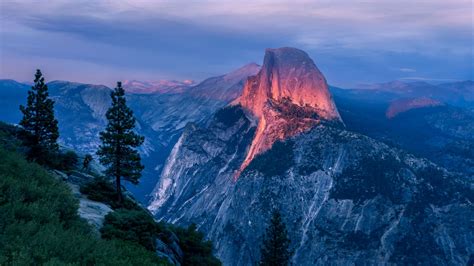 Download Wallpaper 1920x1080 Mountain Peak Sky Yosemite