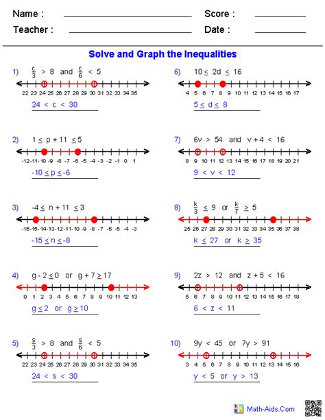Algebra linear inequalities and absolute value linear inequalities in two variables. Algebra 2 Worksheets | Equations and Inequalities Worksheets