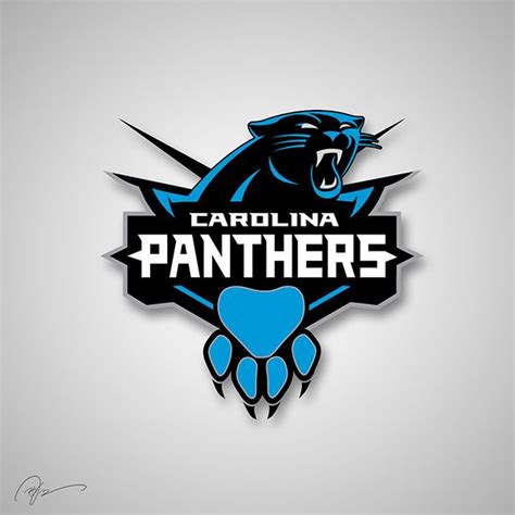 Nfl X Nba Logo Mashup Carolina Panthers Logo Carolina Panthers