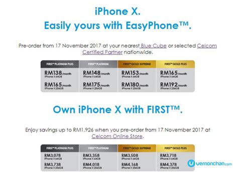 At the launch earlier today, celcom ceo idham nawawi, along with roy ong, chief product and innovation officer, explained that xp lite is essentially the cheapest. Own the iPhone X from as low as MYR138/month with Celcom ...