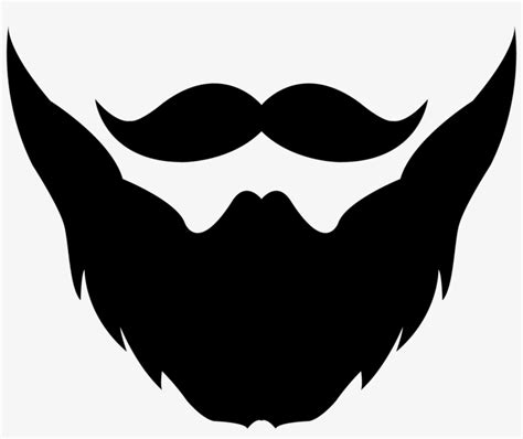 Beard Cartoon Photo Beard And Moustache Logo 1500x1500 Png Download