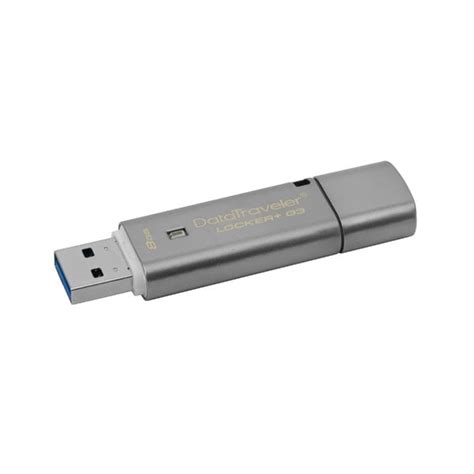 Kingston Datatraveler Locker G3 8gb Usb 30 Flash Drive Dtlpg38gb