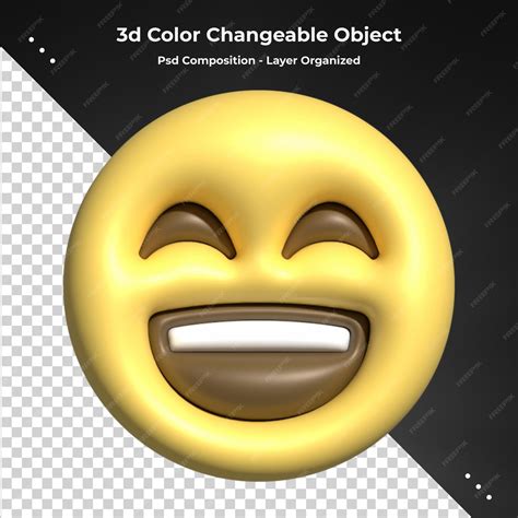 Premium Psd 3d Emoji Faces With Facial Expressions 3d Rendering