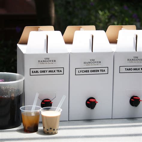 Bubble Tea Catering Party Box The Hangover Bubble Tea Catering