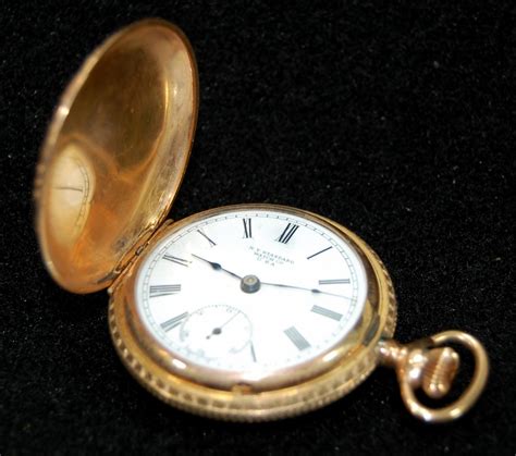 New York Standard Antique Pocket Watch Gold Plated