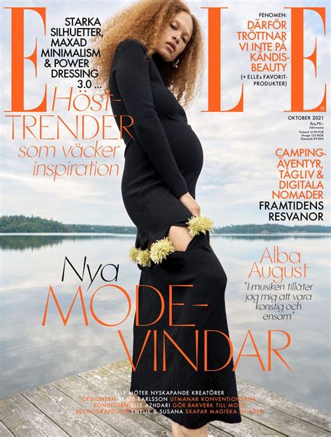 Elle Sweden October 2021 Cover Elle Sweden