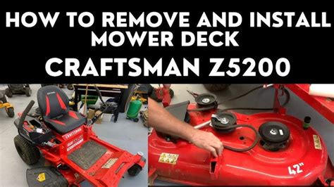 How To Replace A Craftsman Zero Turn Riding Mower Blade 57 Off