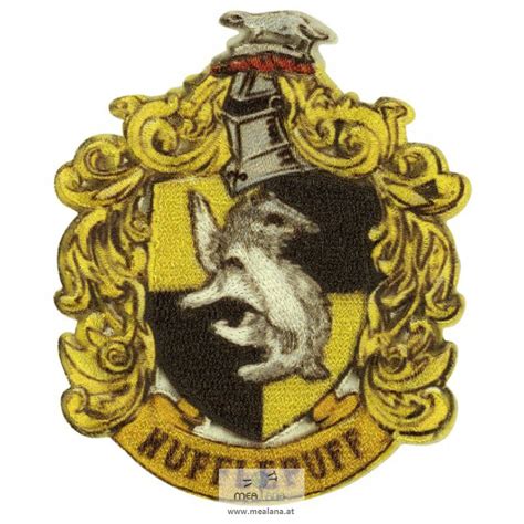 Hufflepuff logo, wish list, pinterest, harry potter. Applikation Harry Potter - Hufflepuff Logo, 4,90