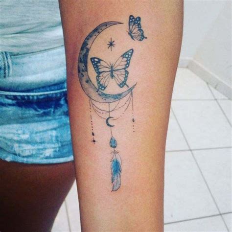 Magnificent Moon Dream Catcher Tattoo Designs Youll Be Obsessed With Trendy Pins