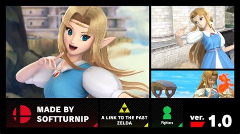 Ssbu Alttp Zelda Casual Wear Mod Release Youtube