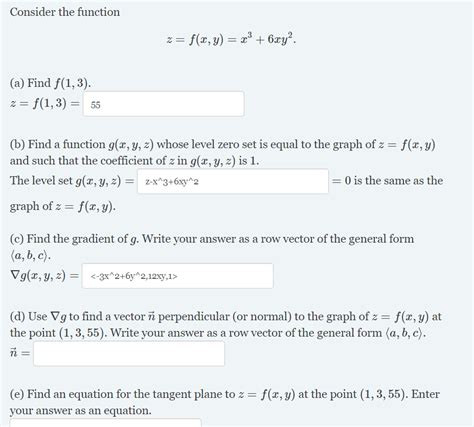 answered consider the function z f x y x³… bartleby