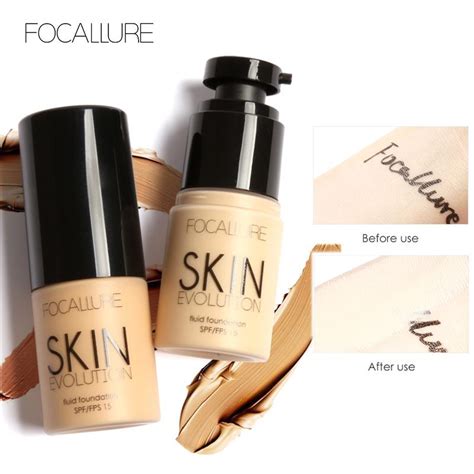 Focallure Base Face Liquid Foundation Cream Full Coverage Concealer Oil
