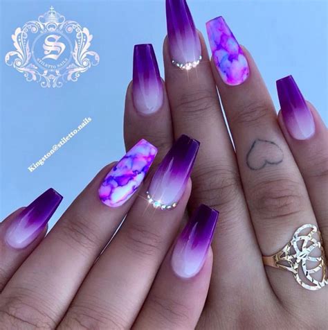 30 Gorgeous Matte Purple 💜 Nails Design You May Try In Prom