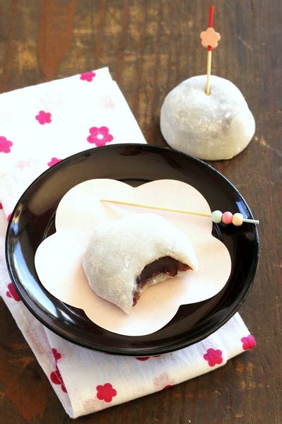 Daifuku les mochi à la pâte de haricot azuki Laure Kié