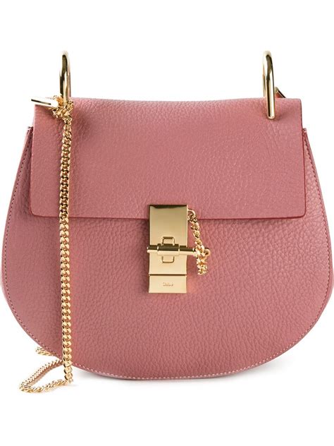 Chloé Pink Drew Shoulder Bag Lyst