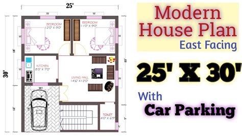 25 X 30 2bhk House Plan East Face 750 Sq Ft House Plan 25x30 Home