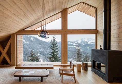 Alps Chalet That Mimics Traditional Mountain Homes Digsdigs