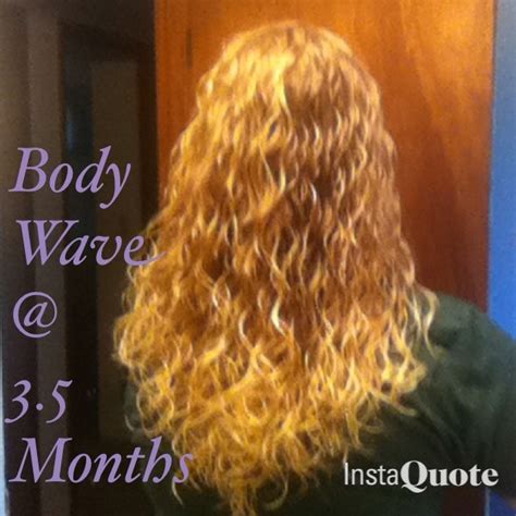 Once i had the perm solution on my head, we let it sit, washed it out, and applied a. A body wave on fine hair 3.5 months after the perm. | Body ...