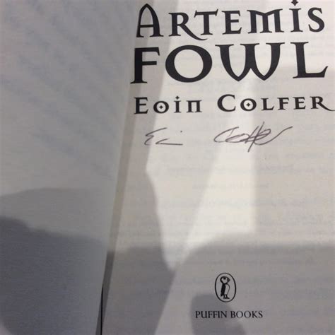 Artemis Fowl Signed Uk Proof Set By Colfer Eoin Fine Soft